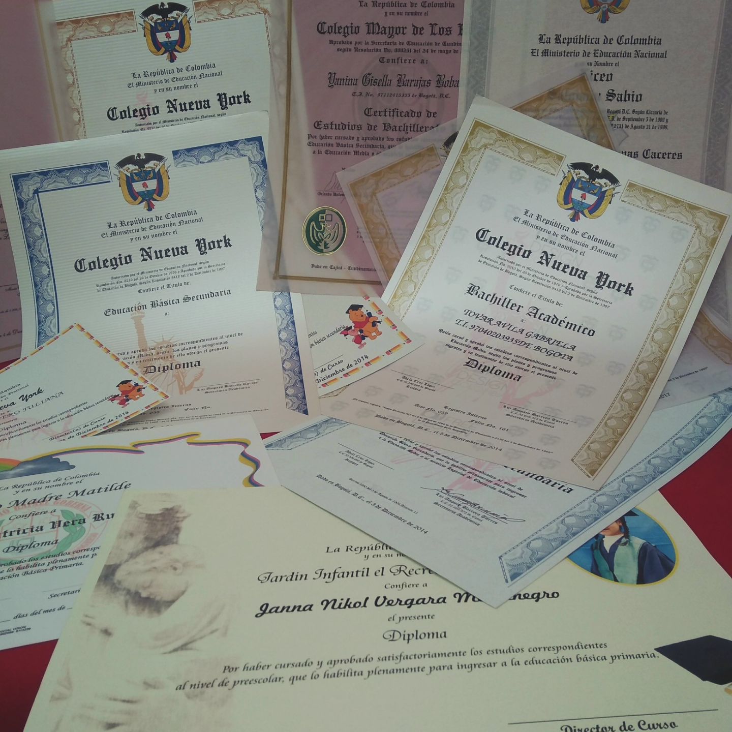 Diplomas e Impresión